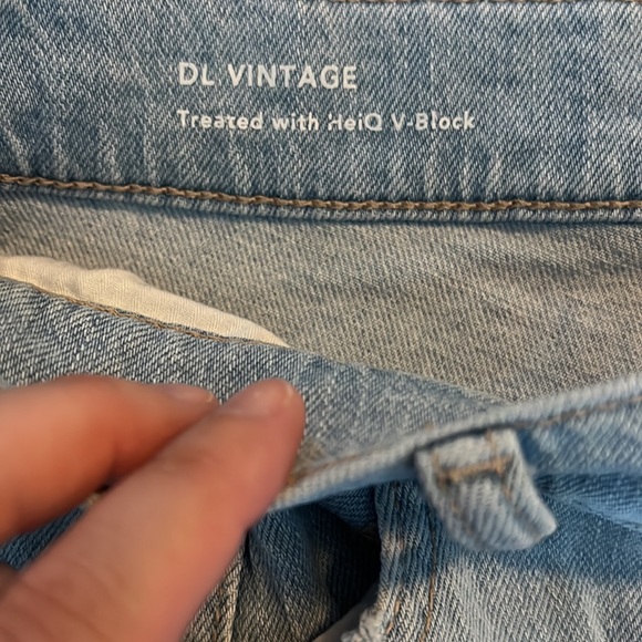 DL1961 Hepburn High Rise Crop Wide Leg Jean Size 25 - Picture 3 of 14